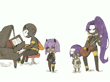 【手描き】ハサン達で五.月.病マ.リ.オ【FGO】