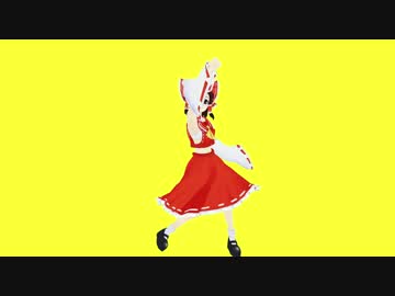 VulkanAPIで霊夢さんに踊っていただいた