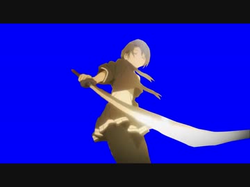 デストル刀を振る紗代子BB+使用例