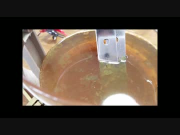 今度は、精製水つかって食塩水電気分解してみたが・・・。(youtube転載)