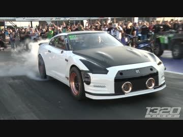 遂に7秒の壁を突破！！  3,000psオーバー GT-R 1/4マイル 世界新記録 6.937秒！