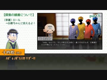 【卓ゲ松CoC】六つ子で『松迎物語』part11（反省＆補足説明２）