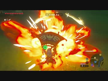 ゼルダの伝説BotW 鳥人間チャレンジ 6578.8m サイハテノ島まであと少し