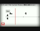 【コード譜面】「The Curtain Rises」(℃-ute)(ギター/ピアノ演奏用)