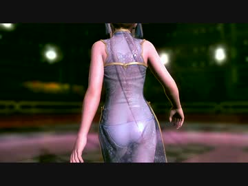 【DOA5LR】マリーが透けチャイナ服でポールダンス【MOD】