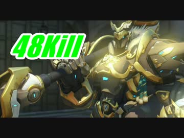 【PC版OW】アナの徹底看護で48キルラインハルト