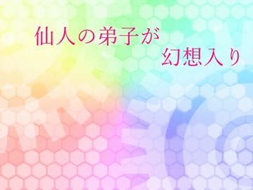 仙人の弟子が幻想入り