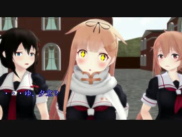 【MMD艦これ】 午後の白露型　その4 【紙芝居】