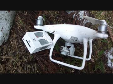 ドローンが積雪2mに墜落!! 墜落直前ドローン自身が撮った動画がこれだっ!!