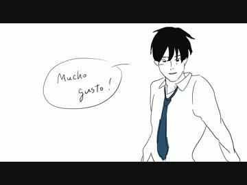 【手書き】バンケットの雰囲気で踊ってもらった【ユーリ!!! on ICE】