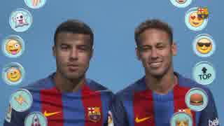 BARÇA EMOJIS バルセロナ 絵文字 - Neymar Jr. & Rafinha ネイマール＆ラフィーニャ