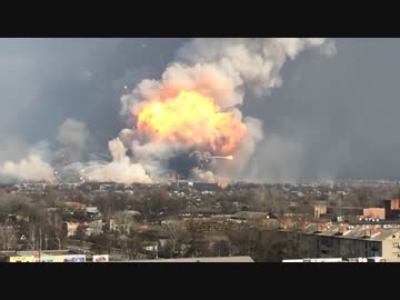【ウクライナ】弾薬庫、大爆発