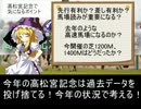 魔理沙の居酒屋競馬予想　284　3月第4週　「高松宮記念」