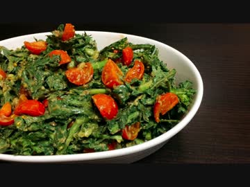 酒の肴の春菊ボンバー