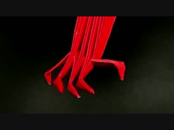 【折り紙】　ガーゴイルを折ってみた（顔＋腕）【その２】