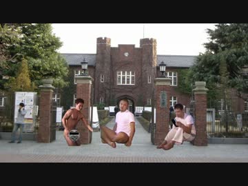 学園祭でコントをする空手部