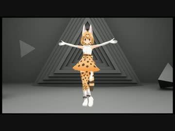 【MMD】サーバルちゃんで「Hotel Moonside」【nanoem】