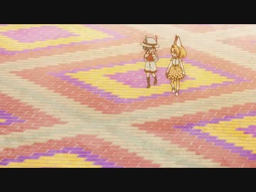 けものフレンズ　途中で現れる赤いフレンズ