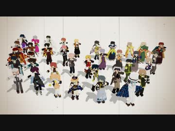 【MMD文アル】ドット文豪達で千本桜