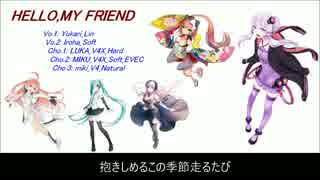 【松任谷由実】Hello, My Friend  Vocaloid4