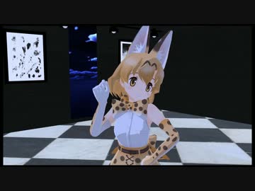 【MMD】サーバルちゃんが月夜に「Hand in Hand」踊ってみた【nanoem】