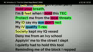 Kendrick Lamar's THat Part (Black Hippy Remix)  Verse   Check The Rhyme