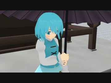 (東方MMD)小傘の挨拶(MMD紙芝居)