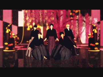 【MMDHQ!!】　神のまにまに　【及/黒/赤/月/影】