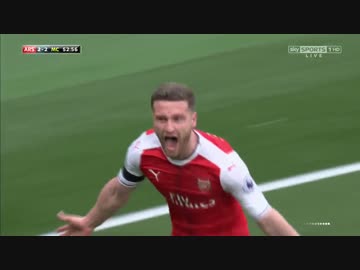 ≪16-17EPL：第30節≫ アーセナル vs マンチェスター・シティ