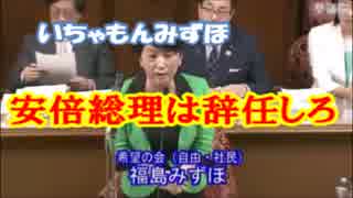 4月3日  参議院 決算委員会  福島みずほ(希望の会（自由・社民）)