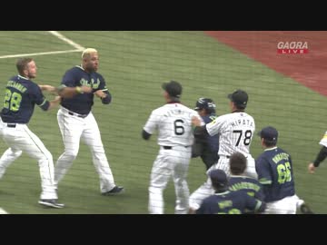 20170404 阪神タイガース 死球を巡る乱闘