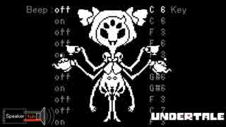 Undertale Muffet Spider Dance： PCビープ警告音で演奏してみた