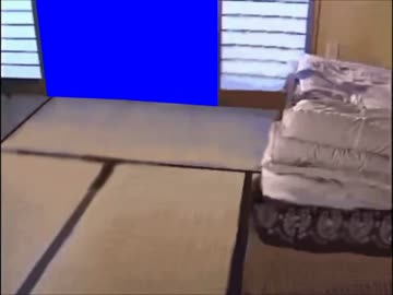 遂に開いた空手部のふすまBB