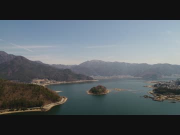 河口湖を空撮！ HD