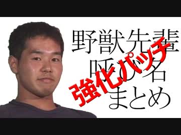 野獣先輩の呼び名まとめ　強化パッチ