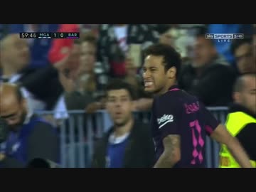 【La Liga第31節】バルセロナvsマラガ ハイライト