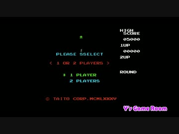 【FC】 スペースインベーダーⅠ クリア動画