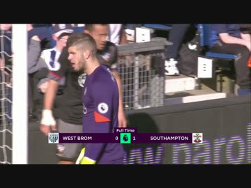 FT West Brom 0 - 1 Southampton
