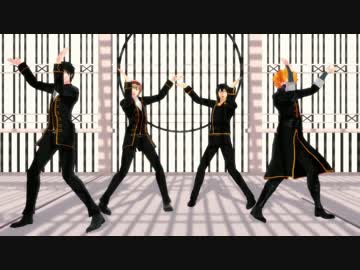 【MMD銀魂】黒いの４人のリバーシブル・キャンペーン