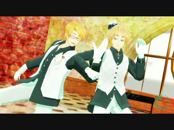 【APヘタリアMMD】ac式英と米でNo title（2番のみ）