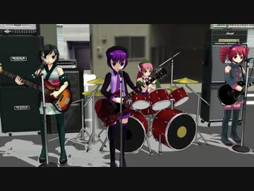 【UTAUオリジナル曲】重和唄桃UMTLPN【MMD-Band_Edition】