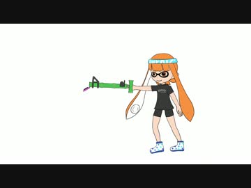 【AnimeEffects素材配布】イカガール