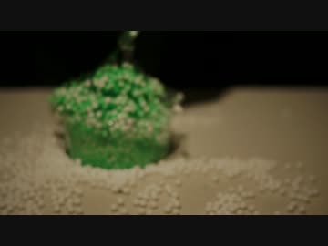 ASMR　つぶつぶスライムを作る音(大失敗)