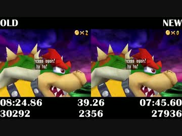【比較】スーパーマリオ64DS in 8:12.93【TAS】