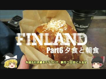 【ゆっくり】北欧フィンランド一人旅　part6　夕食と朝食