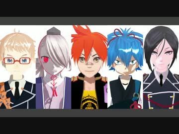 【MMD刀剣乱舞】短刀16振りで太陽系デスコ【戦隊物OP風】