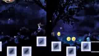 不思議な月の夜のとばりちゃん　World6-6 初見で月取り
