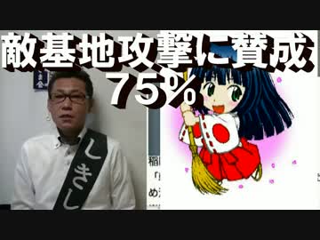 敵基地攻撃に賛成が75％、まだ25％も馬鹿がいるのか・・・