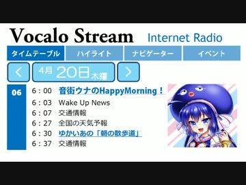 音街ウナのHappyMorning！[天気予報編]