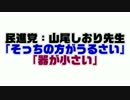民進党：山尾しおり先生「そっちの方がうるさい」「器が小さいんだよ」